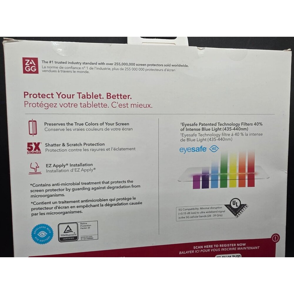 ZAGG InvisibleShield Glass Elite VisionGuard Screen Protector For iPad Pro 11" - Picture 5 of 7